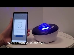 Starry Galaxy Projector Bluetooth Muziek ABS Ingenieursmateriaal Plastic