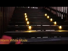 Solar Charging LED Buitenwandverlichting RGB Zonnewandverlichting