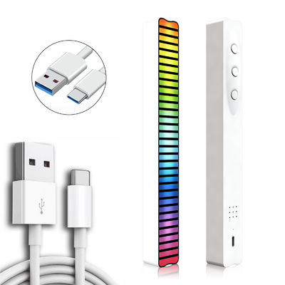 Goede prijs. CE Desktop Atmosphere Licht Muziekgeluid RGBIC Pickup Rhythm Light online