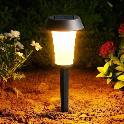 Goede prijs. 8 tot 10 uur Batterijduur Zonne-tuinlampen Stake Installatietype Warm witte kleur Temperatuur online