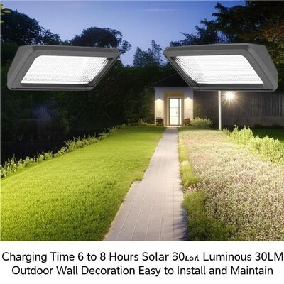 Goede prijs. Charging Time 6 to 8 Hours Solar Wall Lamps with 30LM Luminous Flux Outdoor Wall Decoration Easy to Install and Maintain online