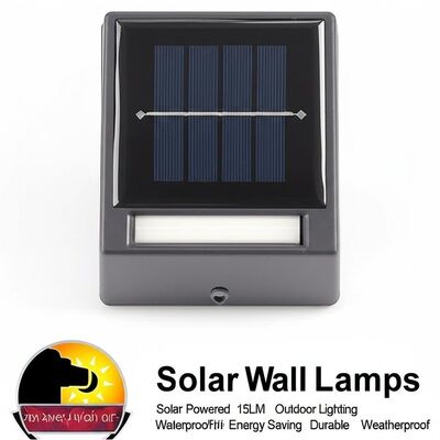 Goede prijs. Toggle Switch ON OFF Solar Wall Lamps Solar Powered 15LM Outdoor Lighting Waterproof Energy Saving Durable Weatherproof online