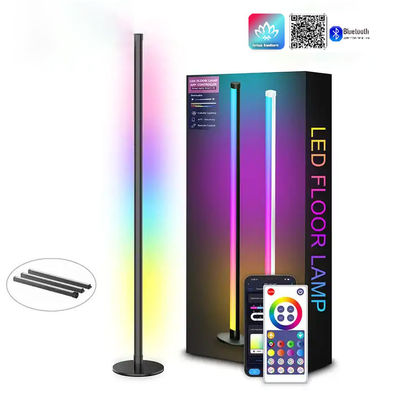 Goede prijs. Zwarte kleurveranderende vloerlamp Vermogen 10W meerkleurige vloerlamp online