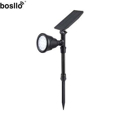 Goede prijs. Zwarte energiebesparende zonne-aardlamp met automatisch aan/uit wit licht 6500K / warm licht 3500K online